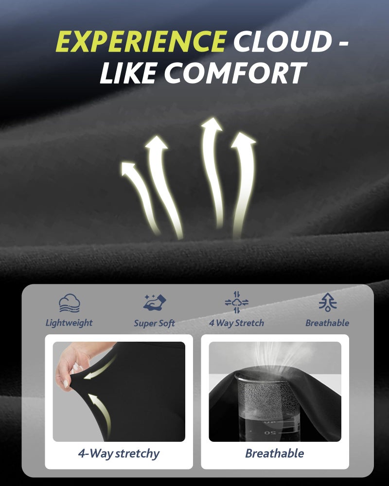 CAMPSNAIL 4 Pack Leggings for Women - High Waisted Tummy Control Yoga Pants for Workout Gym Black Leggings Plus Size Dance - Image 3